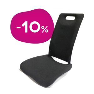 Backfriend met zitbasis (zwart)