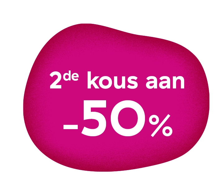 2de kous aan -50%